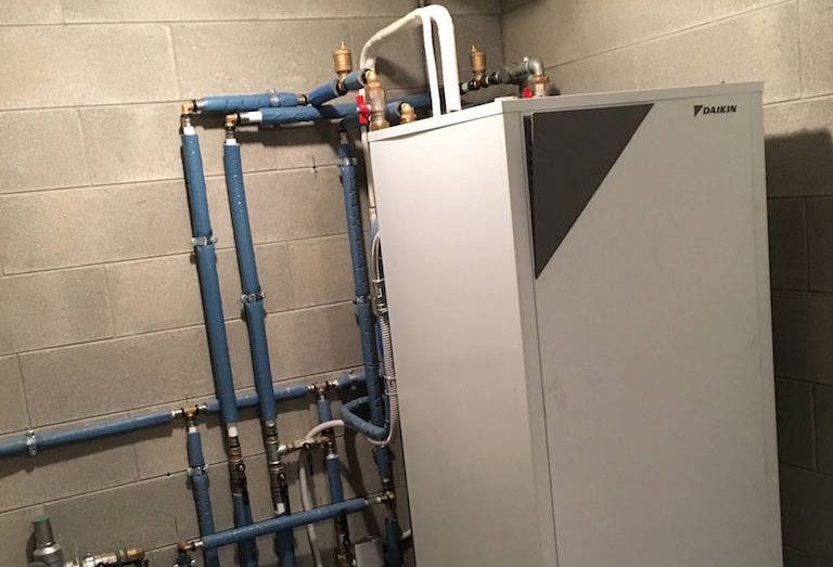 Termopompa daikin-rotex aria-acqua Lugano